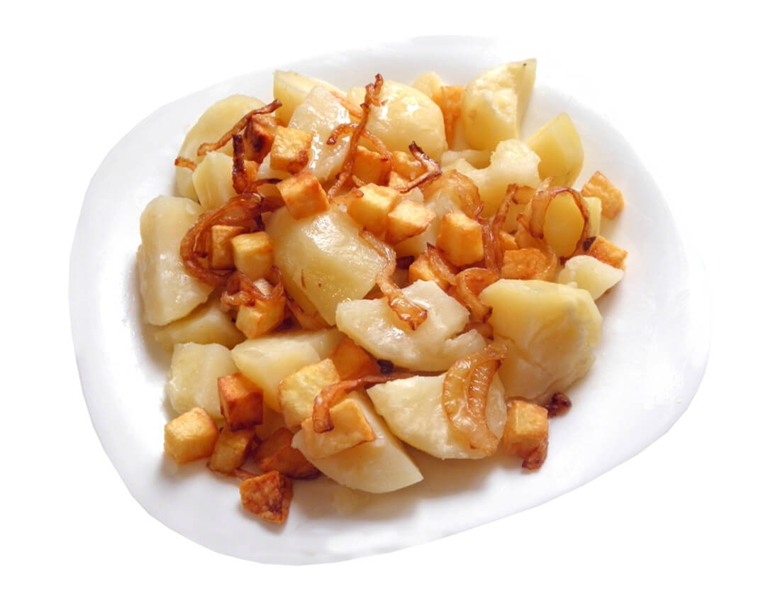 Картофель со шкварками - Койчыжыен картофка